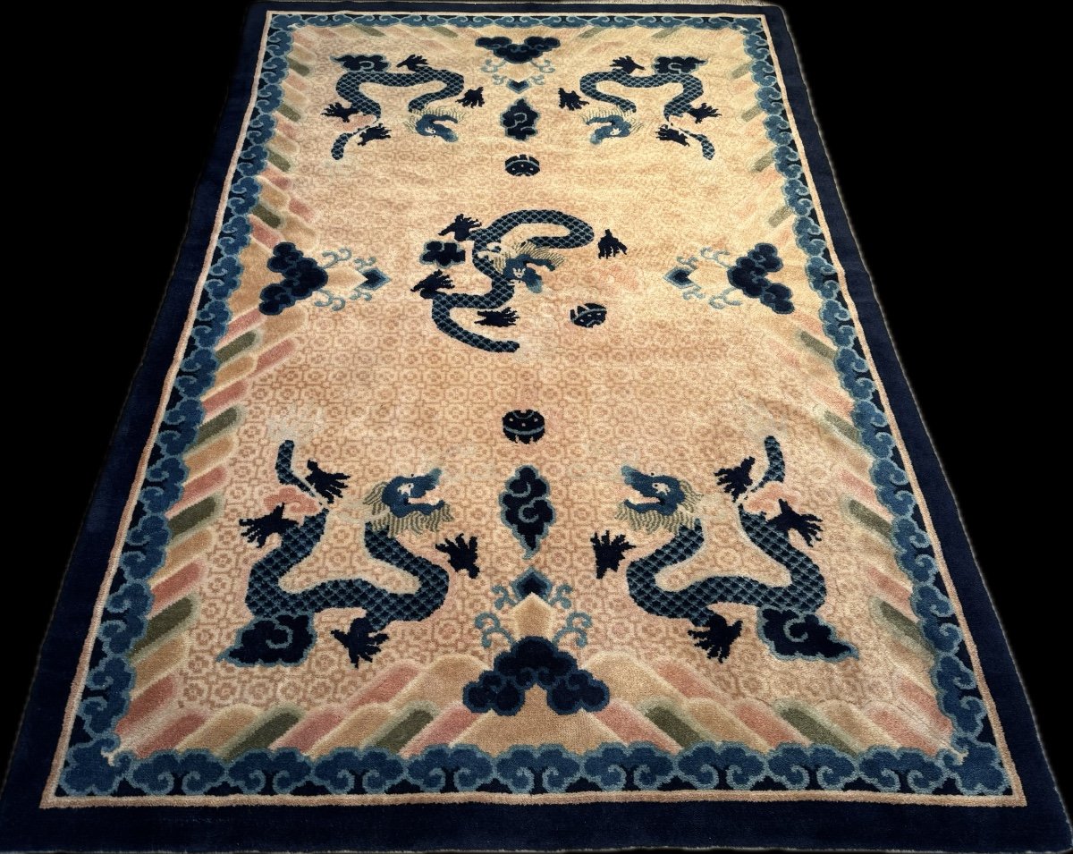 Beijing Ningxia Carpet, Circa 1920-photo-2