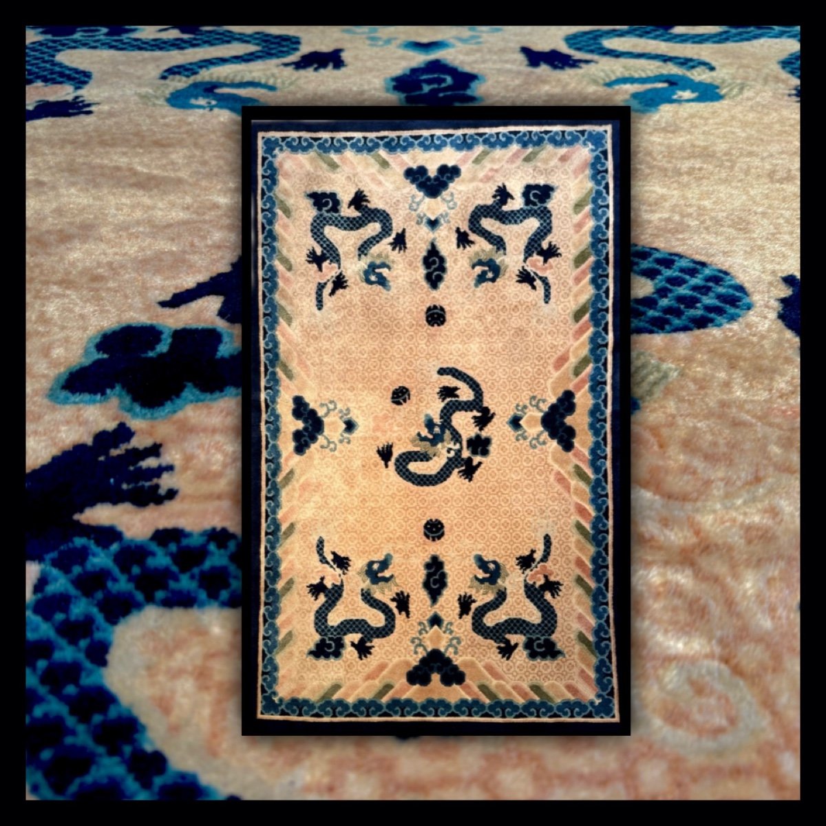 Beijing Ningxia Carpet, Circa 1920