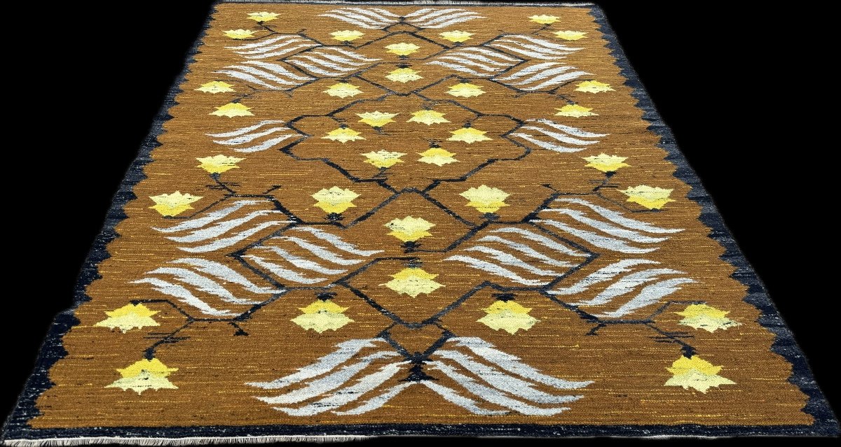 Tapis Scandinave Kilim Röllakan 210x160 cm -photo-4