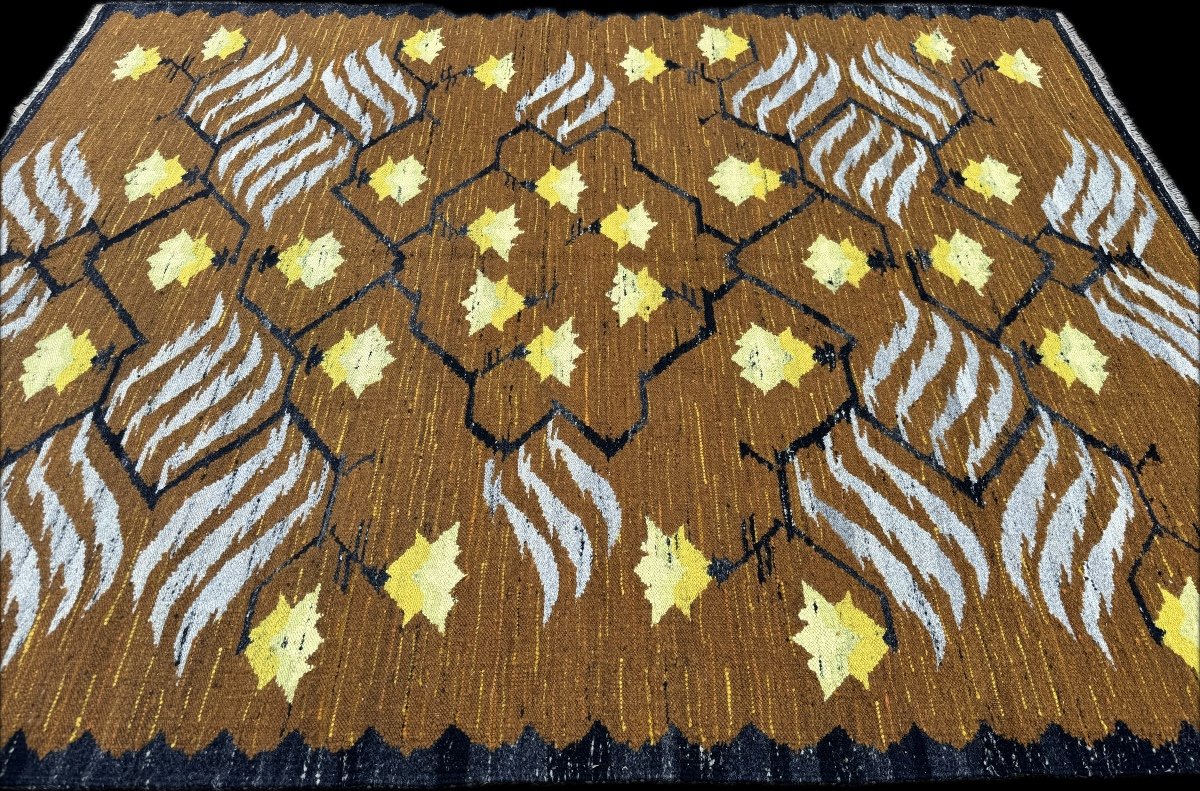 Tapis Scandinave Kilim Röllakan 210x160 cm -photo-2