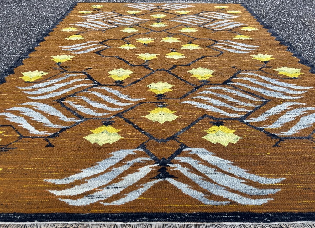 Tapis Scandinave Kilim Röllakan 210x160 cm -photo-4