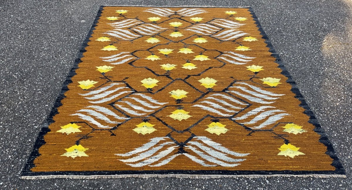 Tapis Scandinave Kilim Röllakan 210x160 cm -photo-5