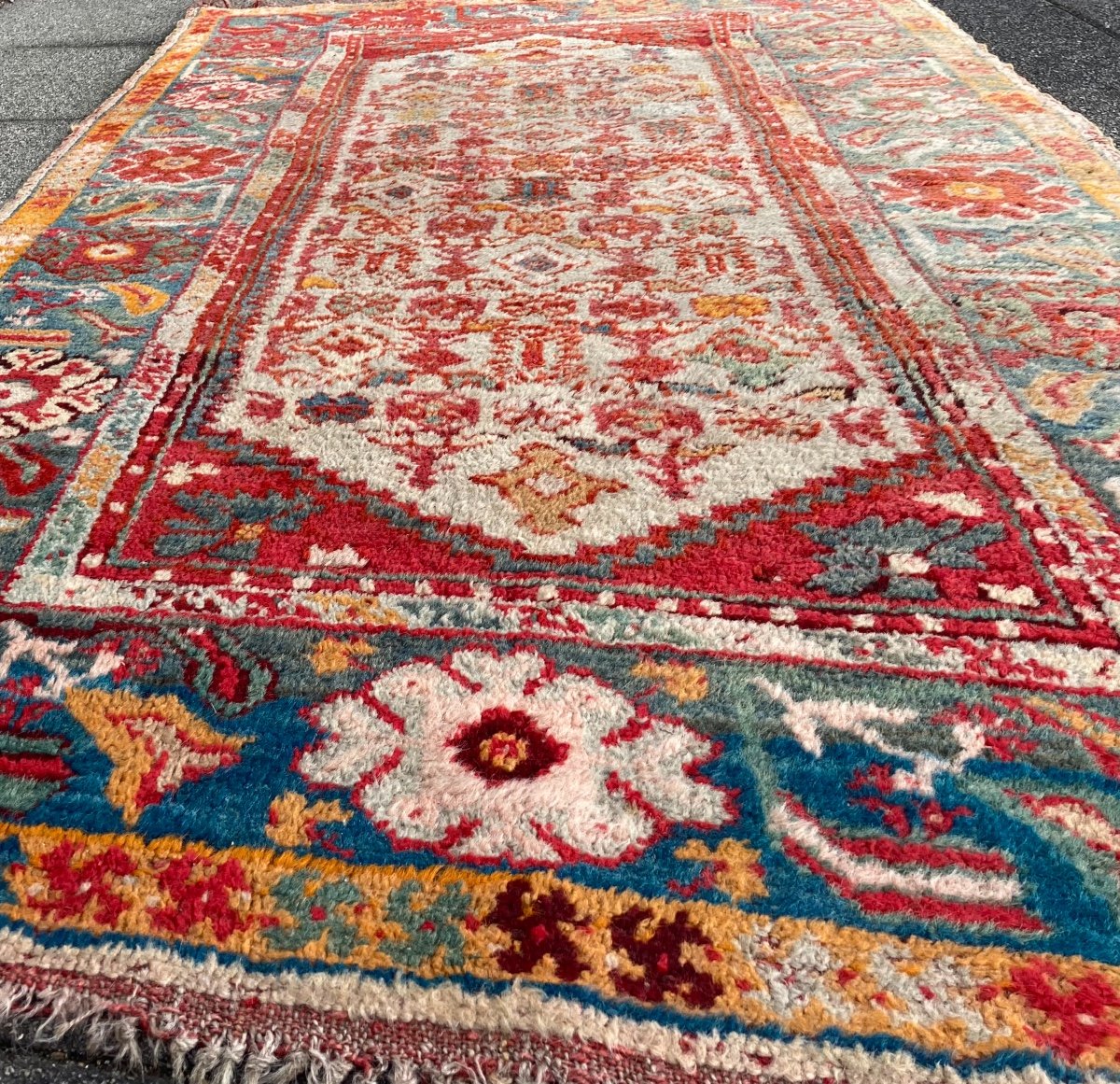 Turkish Kula Rug Around 1900-photo-2