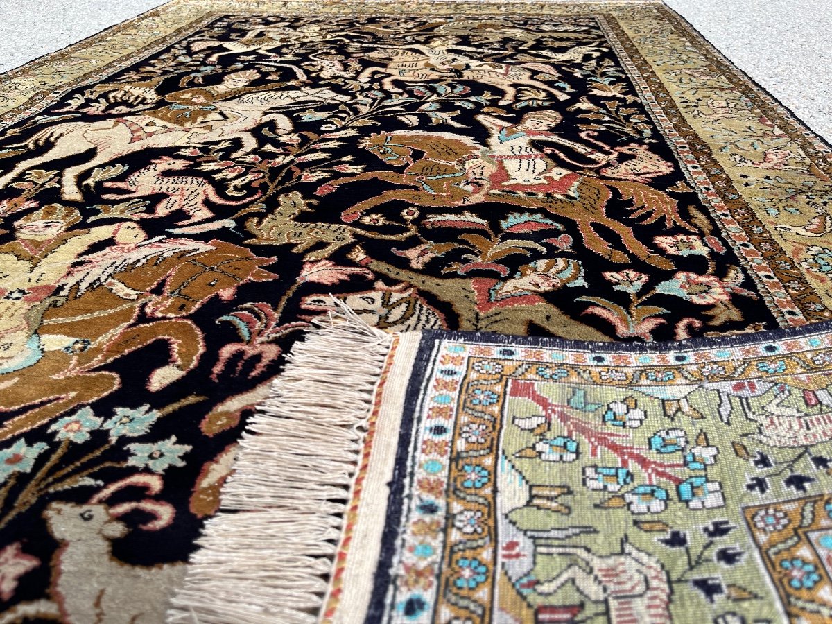 Tapis Persan Ghoum Soie -photo-1