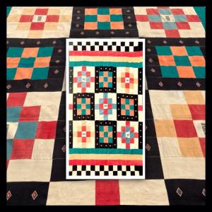 Modern Kilim Fabric Rug