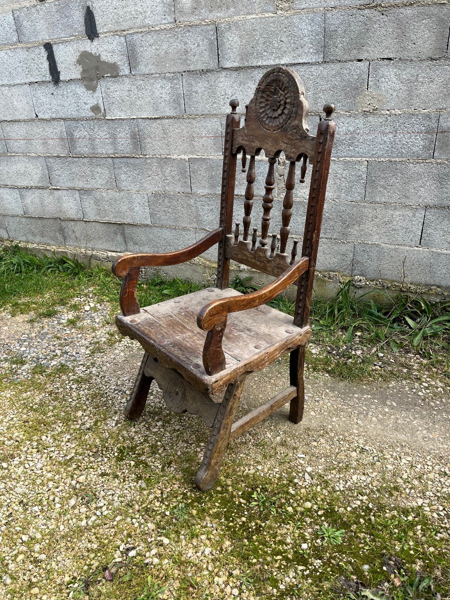 Old Folk Art Seat-photo-2