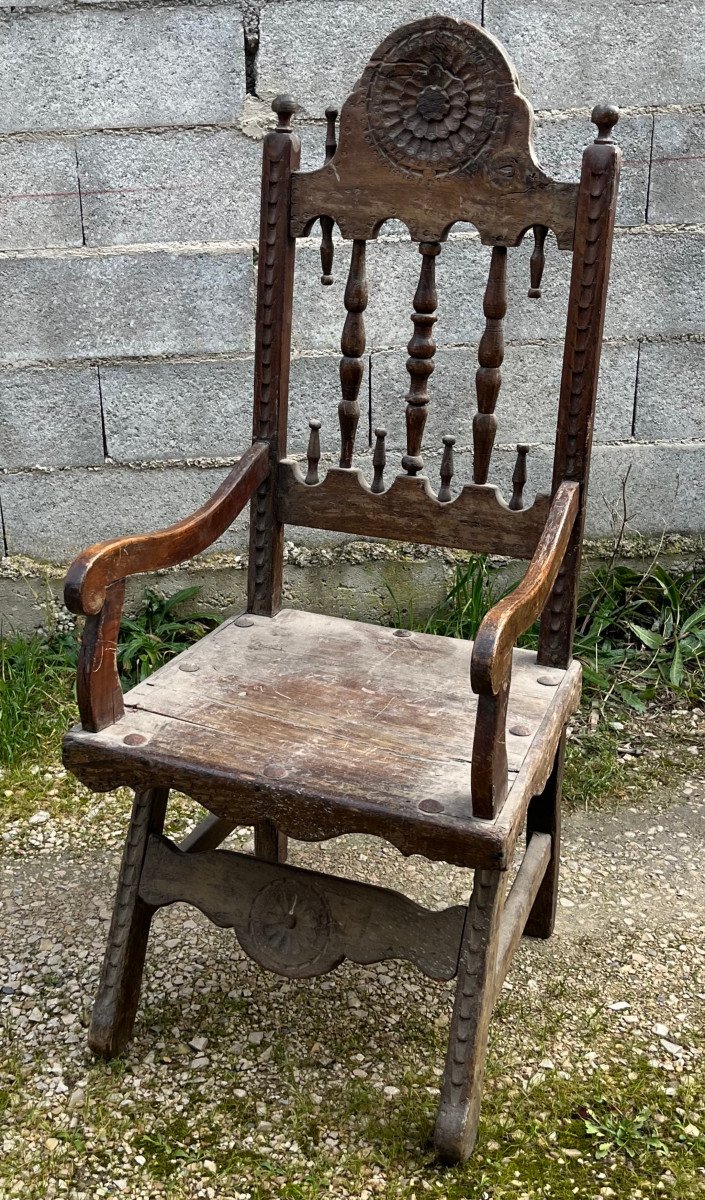 Old Folk Art Seat