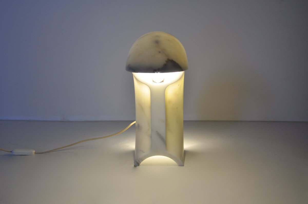 Lampe De Table Biagio En Marbre Par Tobia Scarpa Pour Flos, 1968-photo-7