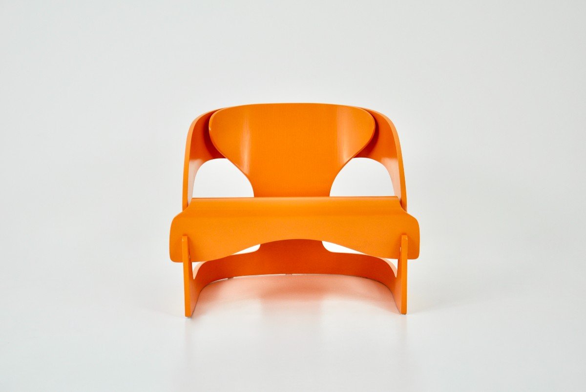 Model 4801 Lounge Chair By Joe Colombo For Kartell, 1960s-photo-3