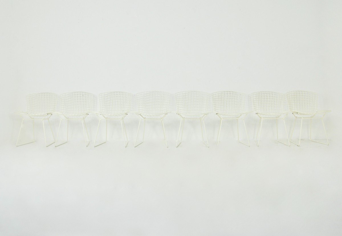 Chairs By Harry Bertoia For Knoll, 1960s, Set Of 8-photo-1