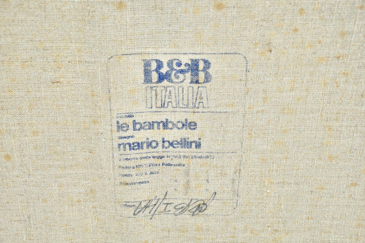 "bambole" Bed By Mario Bellini For B&b Italia, 1970s-photo-3