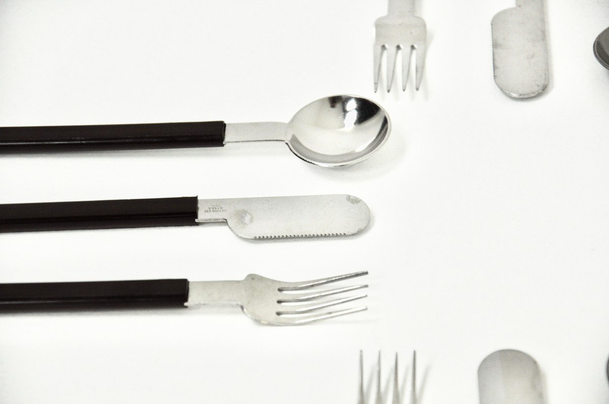 Concorde Cutlery Set By Raymond Loewy For Air France, 12-piece Set-photo-7