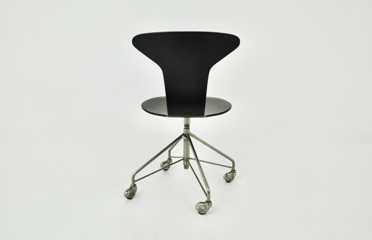 Model 3117 Chair By Arne Jacobsen For Fritz Hansen, 1950s-photo-3