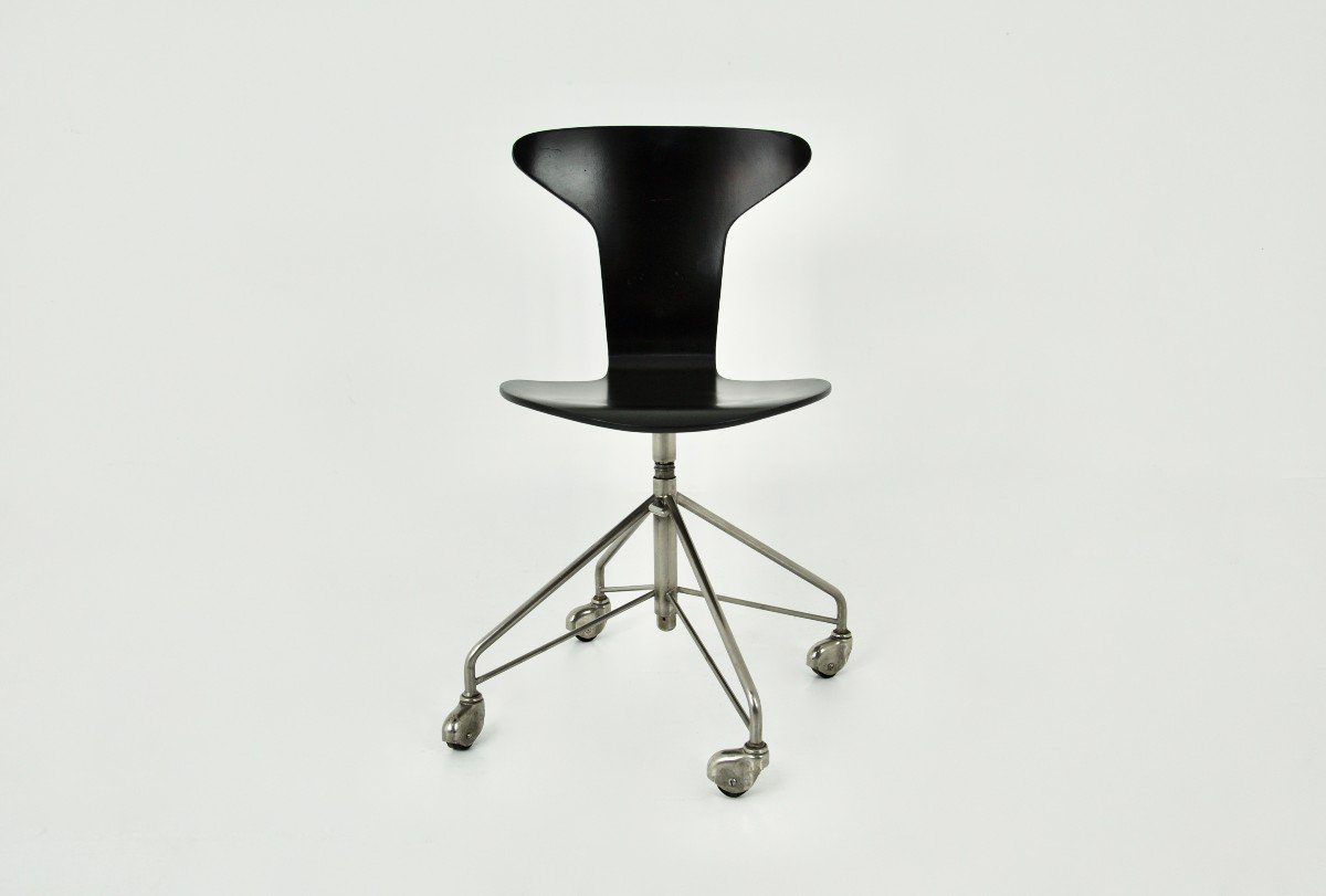 Model 3117 Chair By Arne Jacobsen For Fritz Hansen, 1950s-photo-1