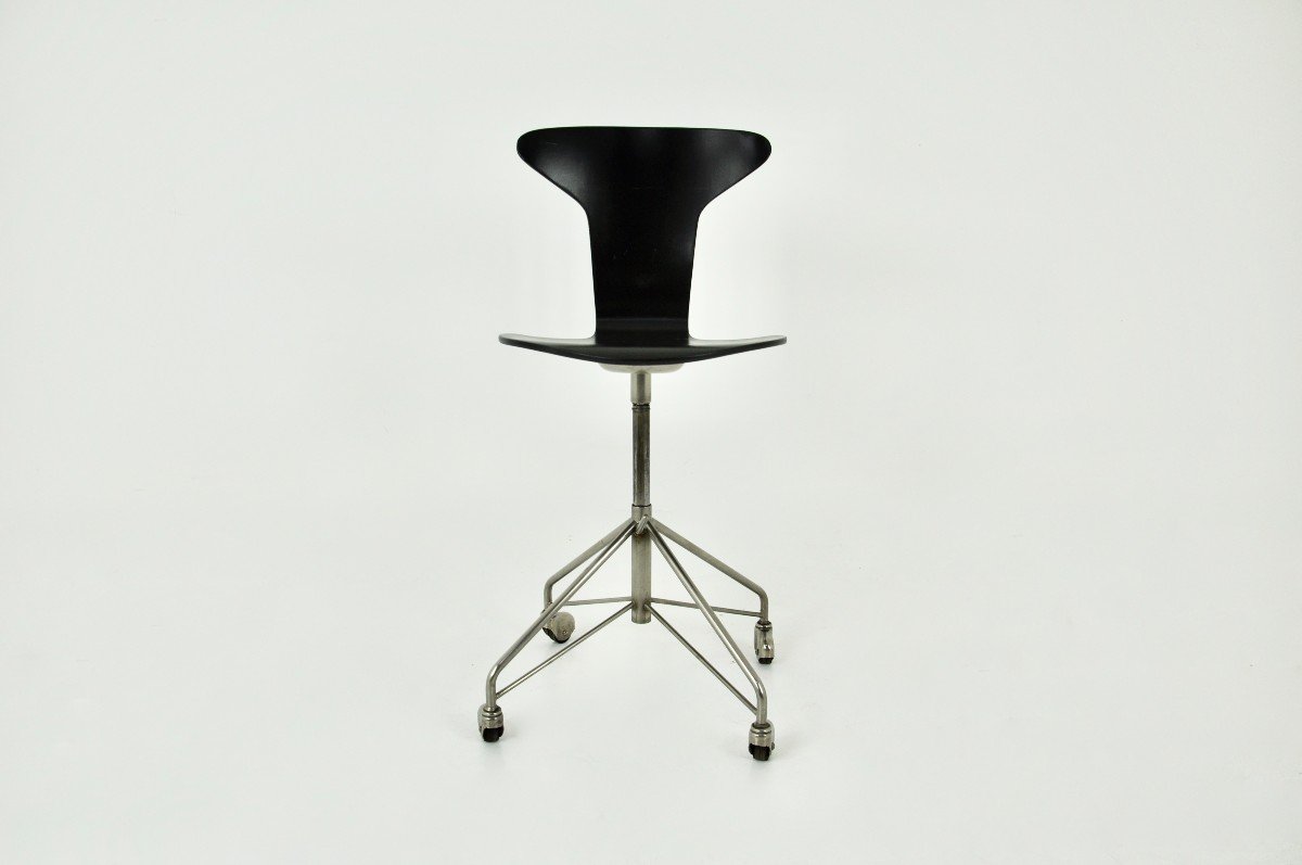 Model 3117 Chair By Arne Jacobsen For Fritz Hansen, 1950s-photo-8