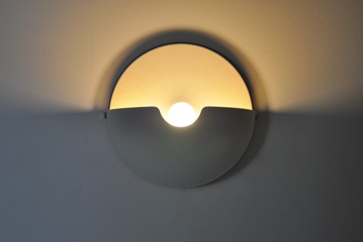 Large Mezzanotte Wall Lamp By Harvey Guzzini, 1970s-photo-2