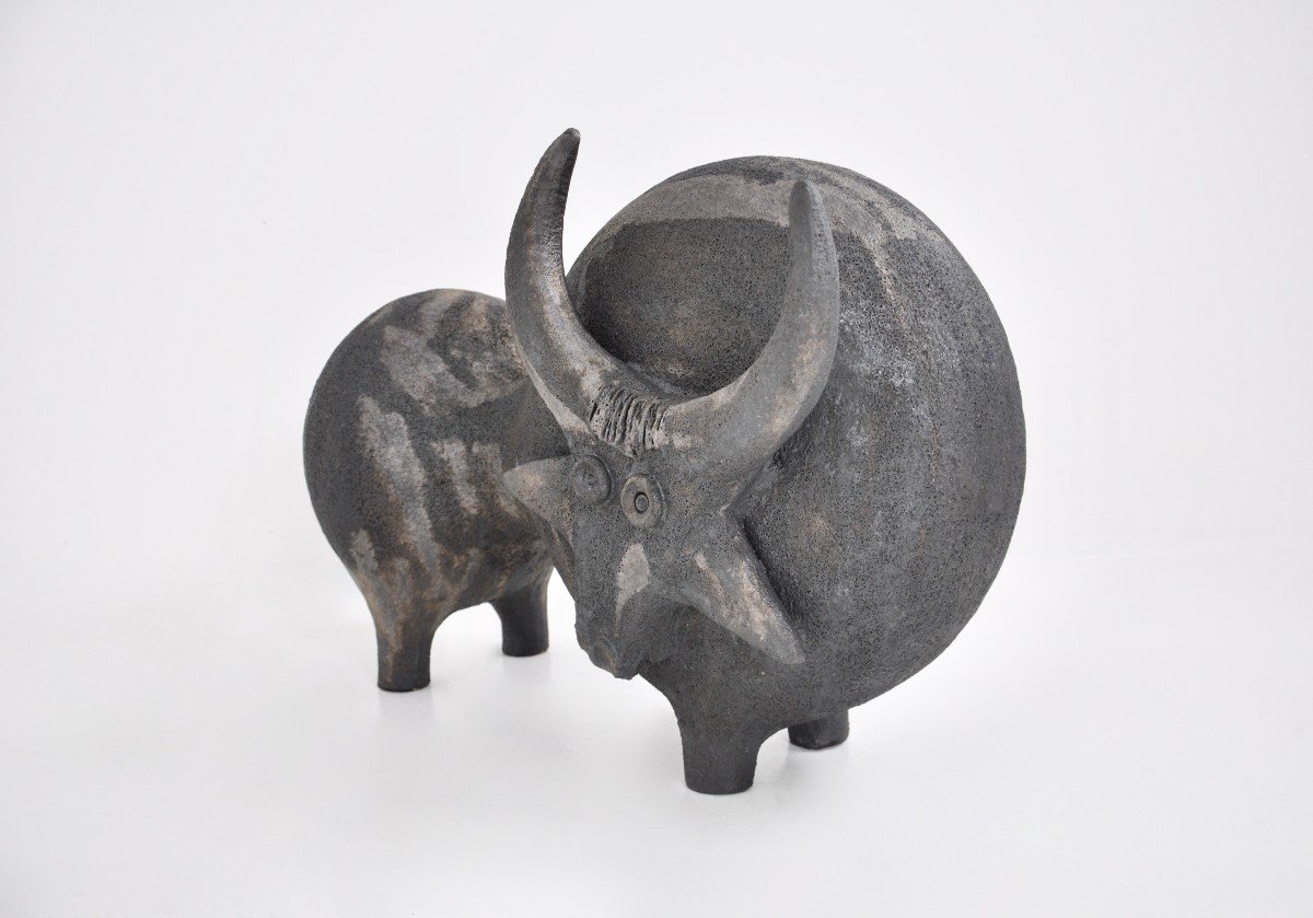 Big Bull Ceramic By Dominique Pouchain-photo-2