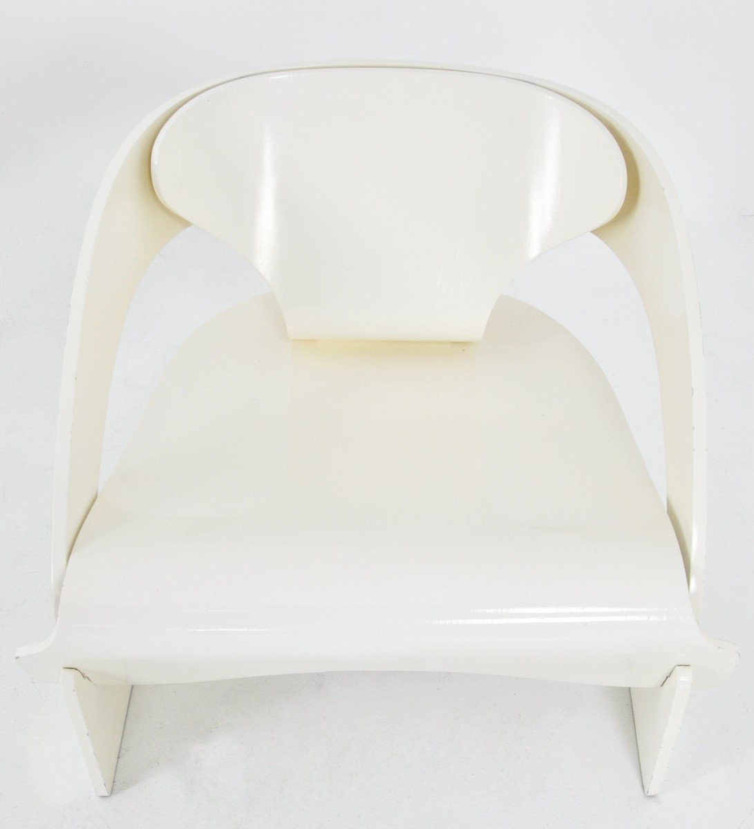 Set Of 2 Model 4801 Armchairs By Joe Colombo For Kartell, 1960s-photo-6