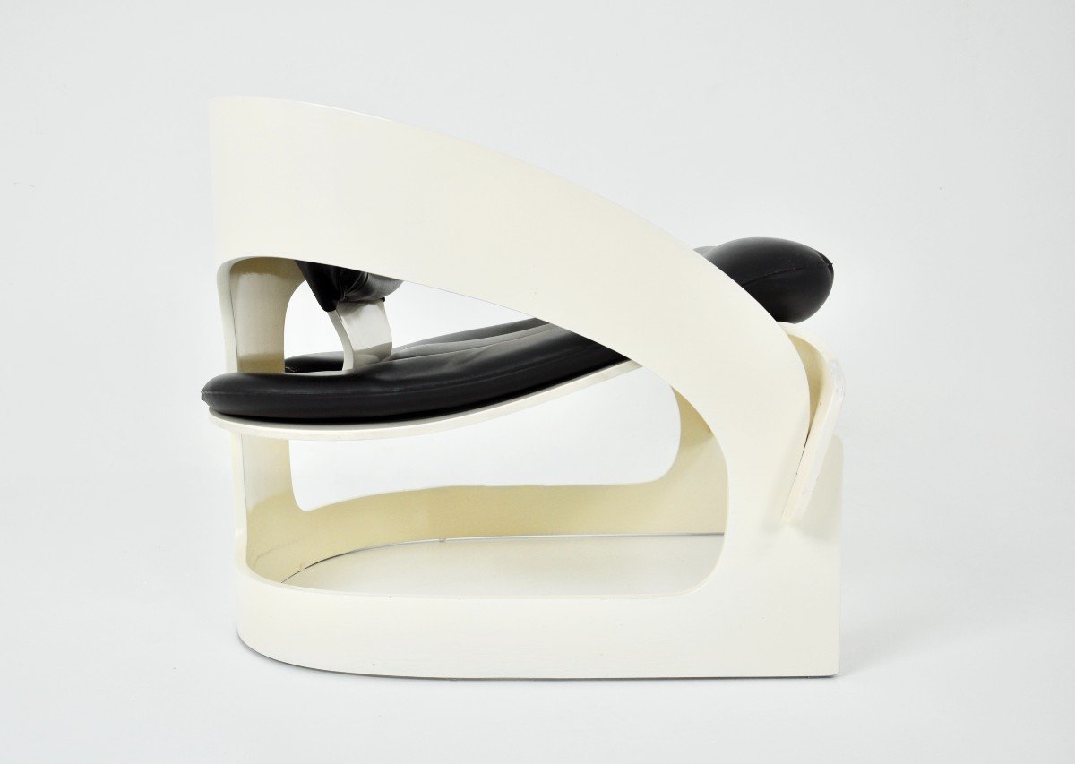 Model 4801 Armchair By Joe Colombo For Kartell, 1960s-photo-3