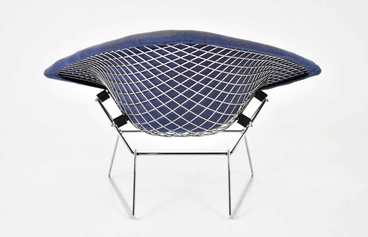 Grand Fauteuil Diamond Par Harry Bertoia Pour Knoll, 1970s-photo-4