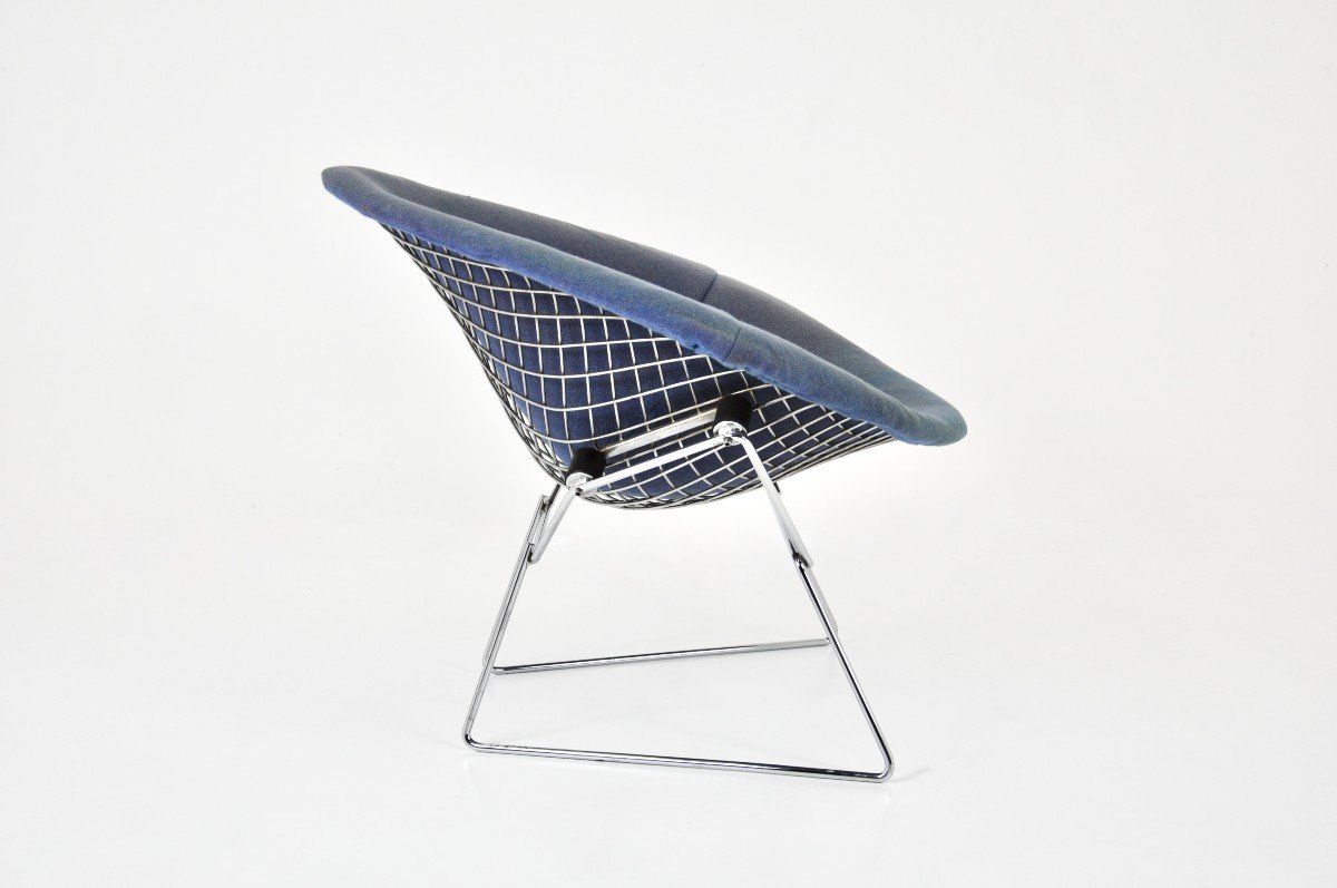 Large Diamond Armchair By Harry Bertoia For Knoll, 1970s-photo-3