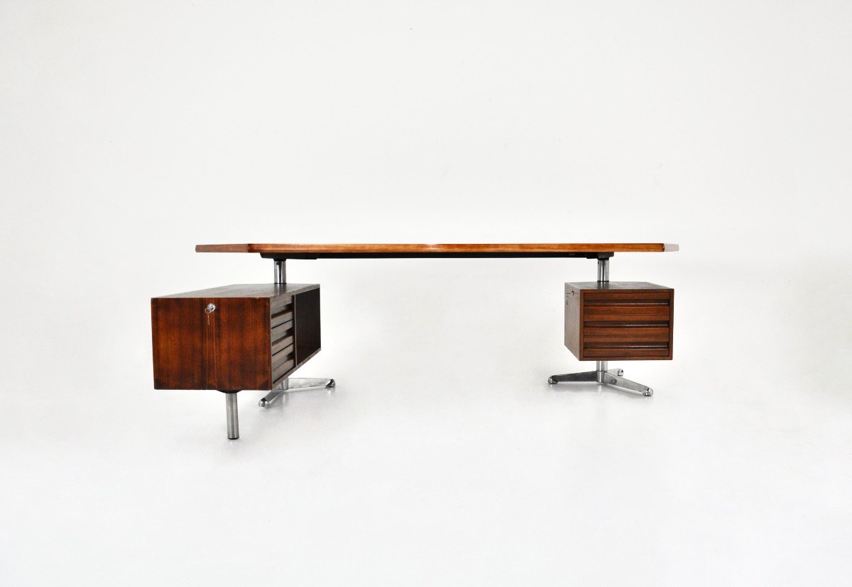 Boomerang Desk By Osvaldo Borsani For Tecno, 1960s-photo-2