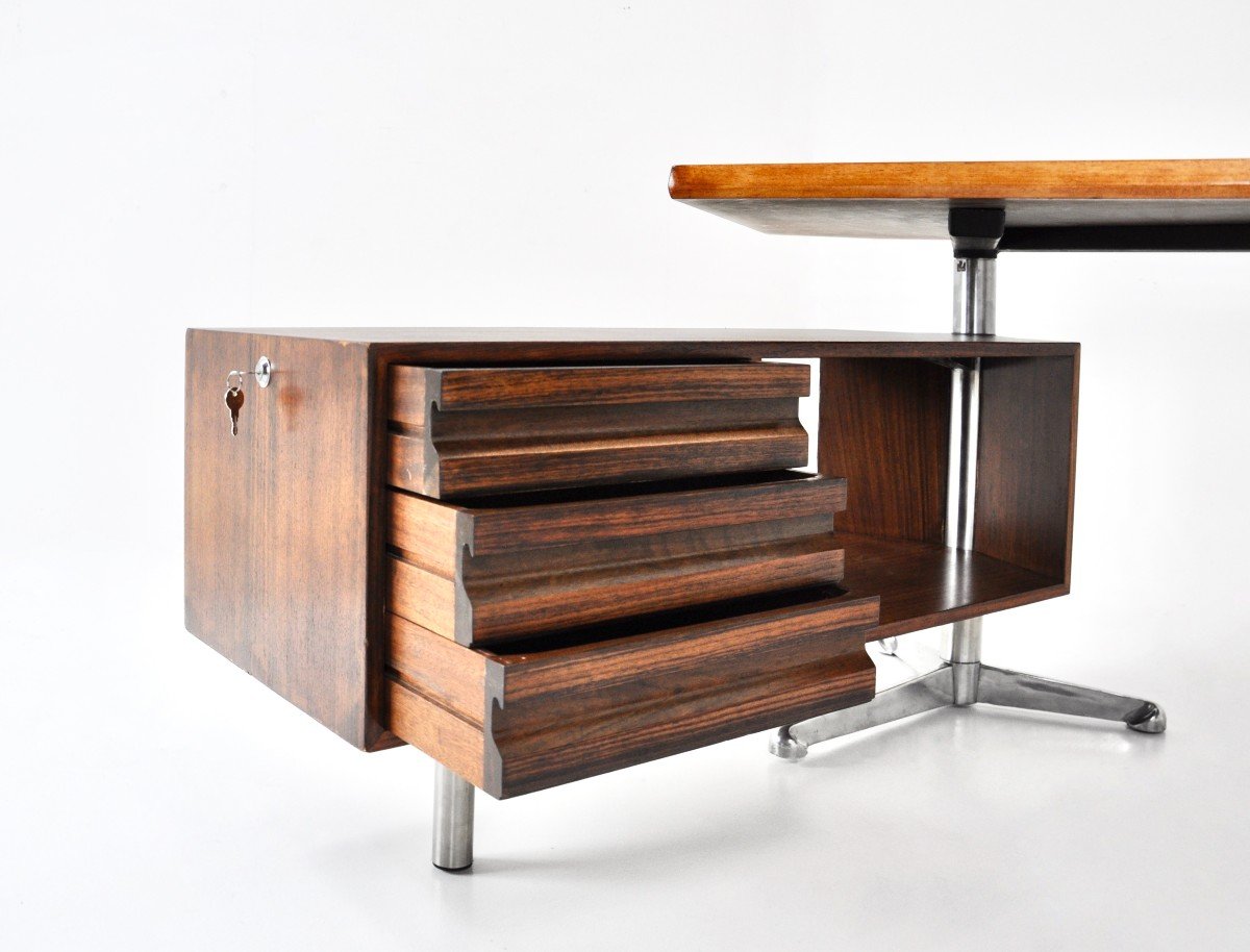 Boomerang Desk By Osvaldo Borsani For Tecno, 1960s-photo-3