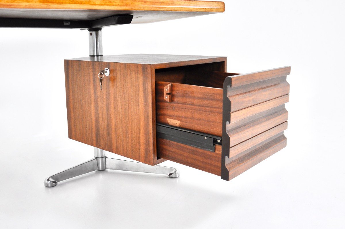 Boomerang Desk By Osvaldo Borsani For Tecno, 1960s-photo-5