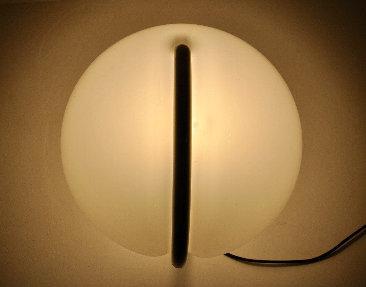 White “serpente” Table Lamp By Elio Martinelli For Martinelli Luce, 1960s-photo-6