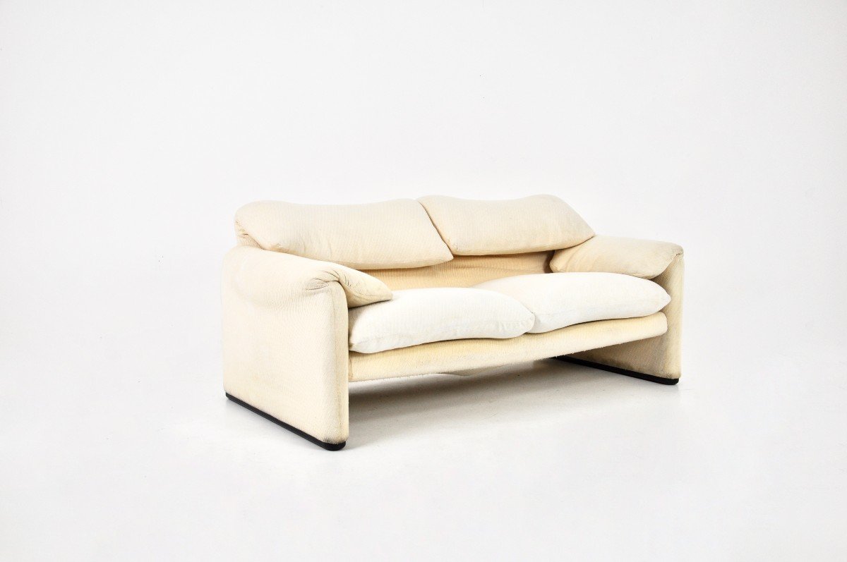 Canapé Maralunga Par Vico Magistretti Pour Cassina, 1970s-photo-1