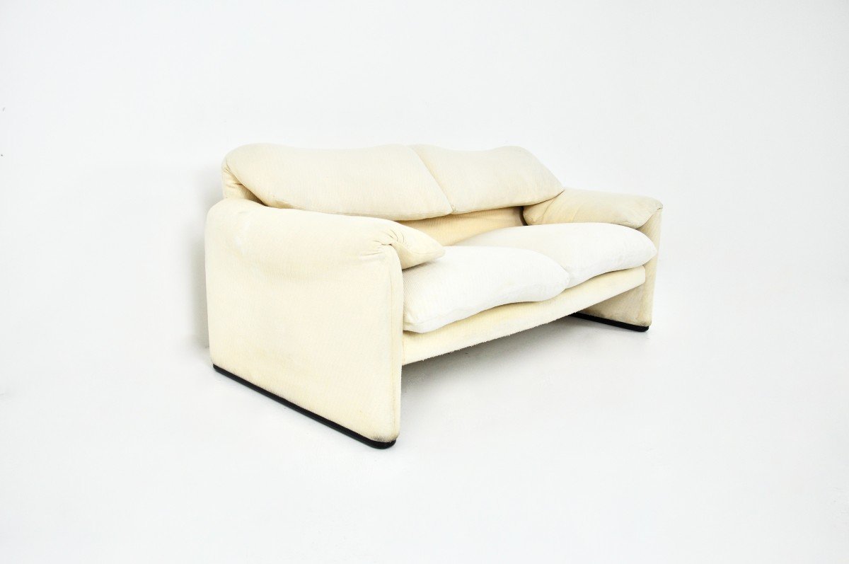 Canapé Maralunga Par Vico Magistretti Pour Cassina, 1970s-photo-3