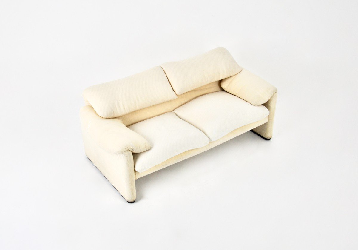 Canapé Maralunga Par Vico Magistretti Pour Cassina, 1970s