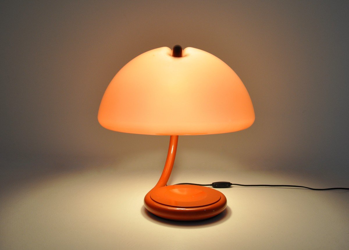 Elio Martinelli “serpente” Table Lamp For Martinelli Luce, 1960s-photo-4