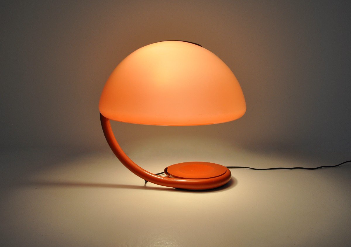 Elio Martinelli “serpente” Table Lamp For Martinelli Luce, 1960s-photo-2