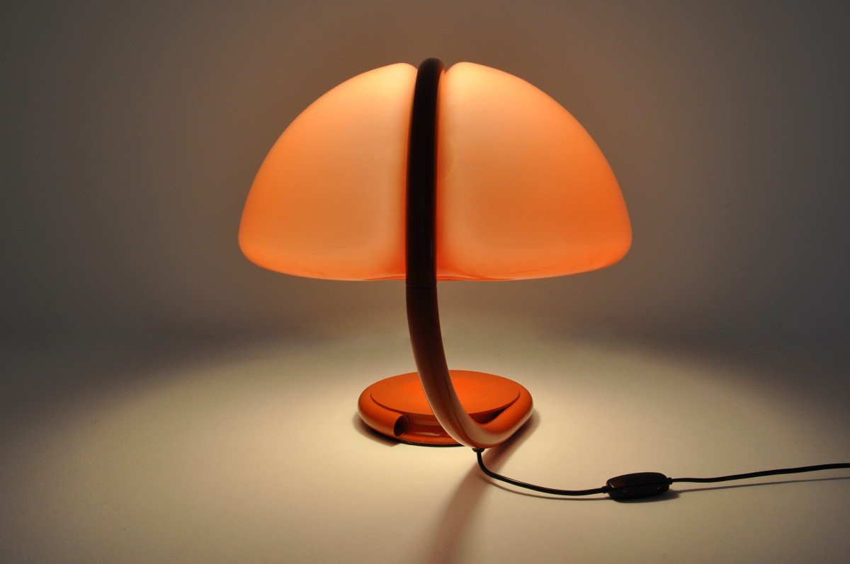 Elio Martinelli “serpente” Table Lamp For Martinelli Luce, 1960s-photo-5