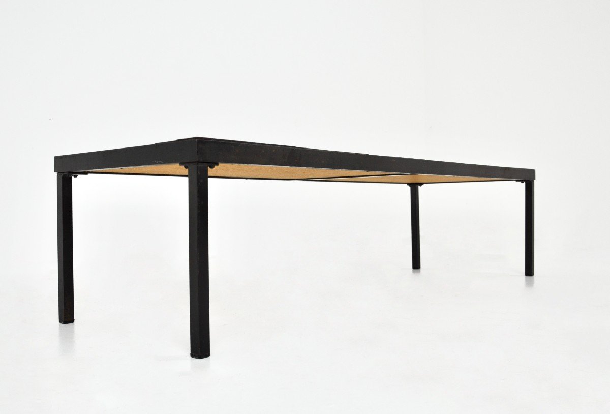 “navette” Coffee Table By Roger Capron, 1950s-photo-3