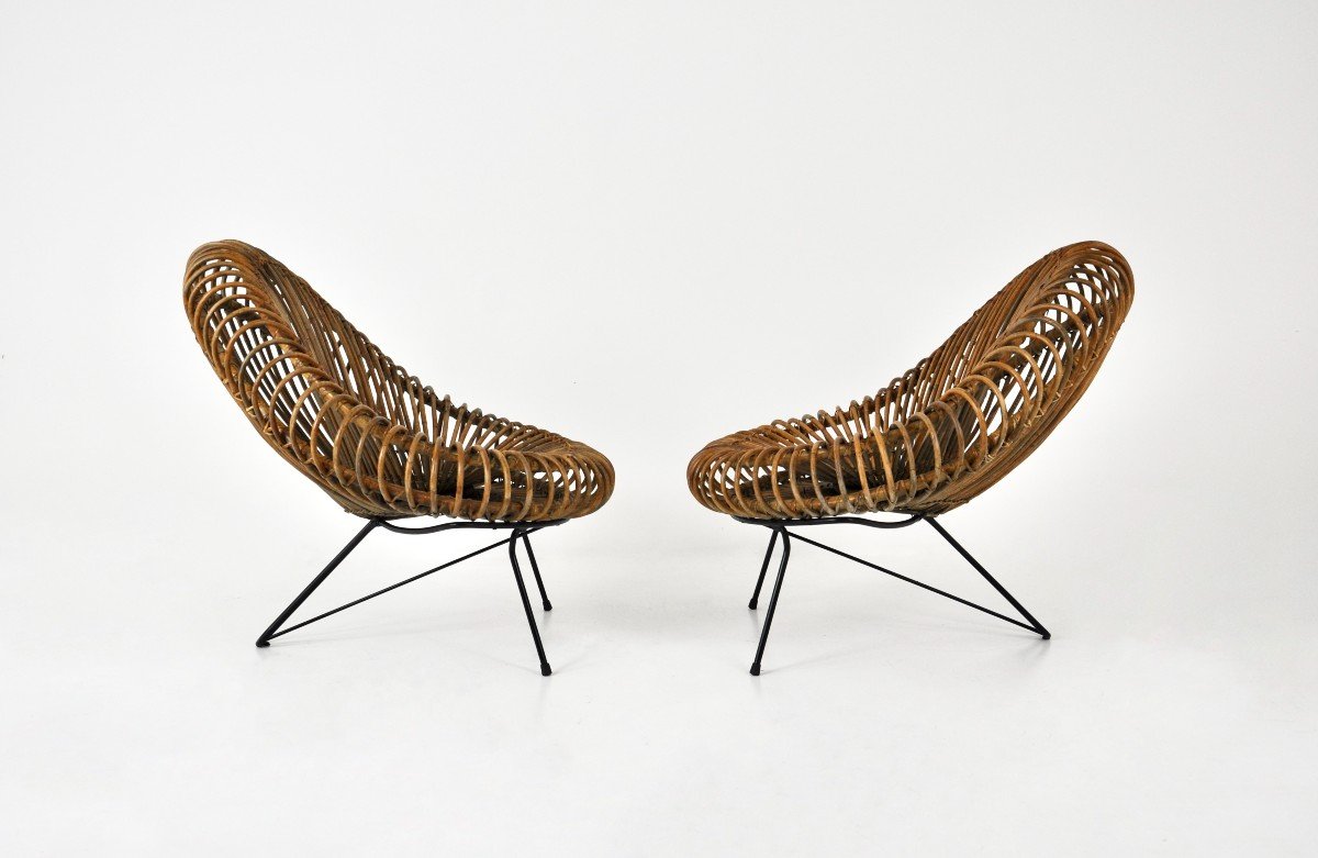 Fauteuils  Par Janine Abraham & Dirk Jan Rol Pour Rougier, 1950s-photo-3