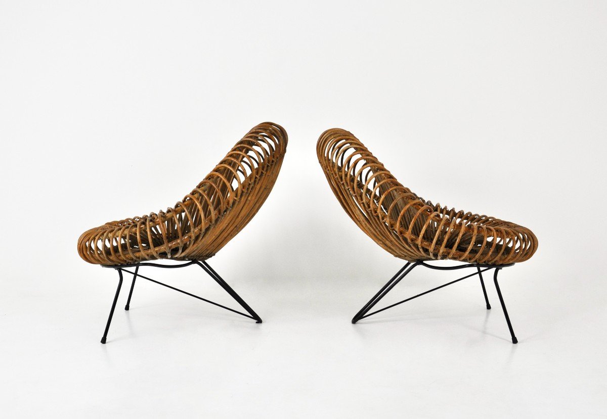 Fauteuils  Par Janine Abraham & Dirk Jan Rol Pour Rougier, 1950s-photo-4