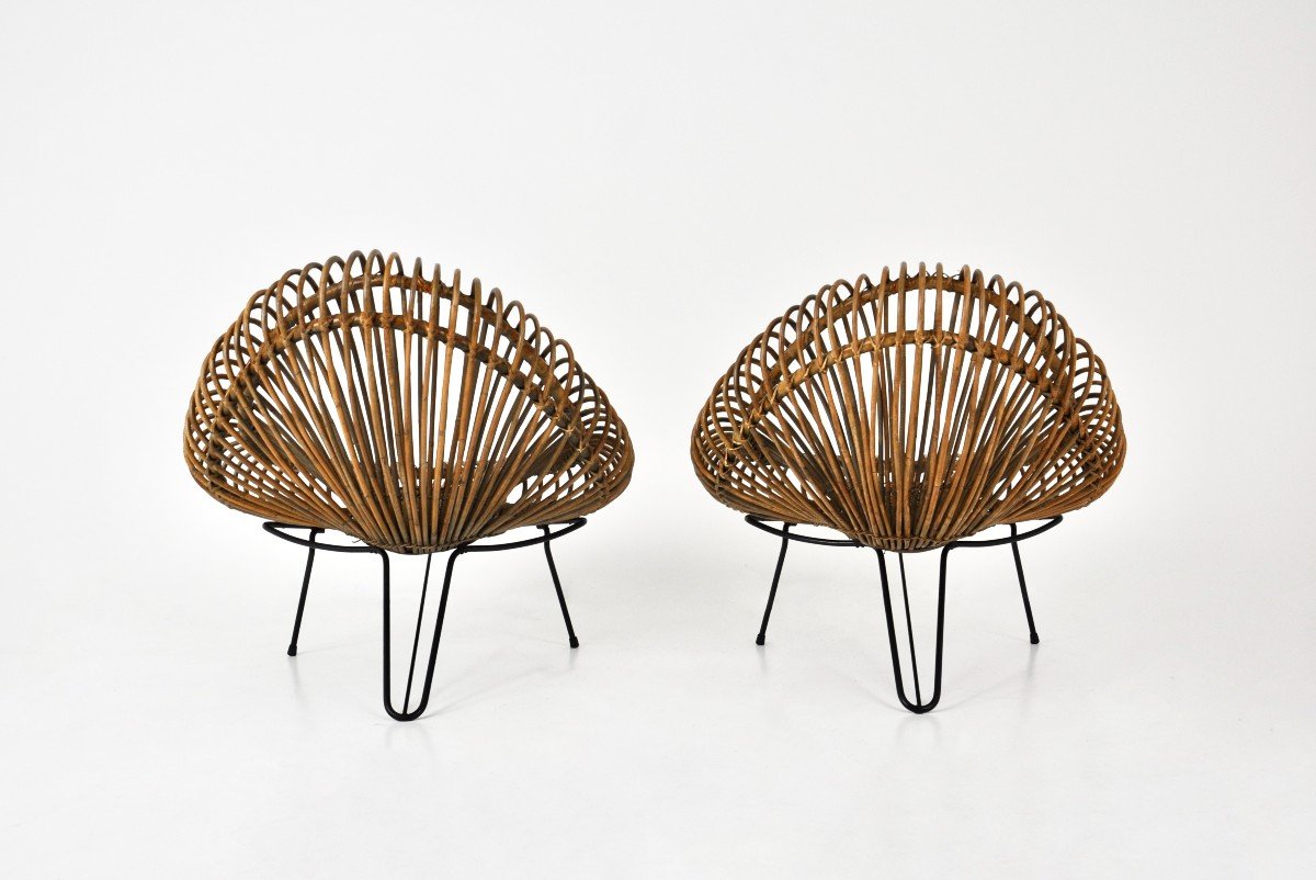 Fauteuils  Par Janine Abraham & Dirk Jan Rol Pour Rougier, 1950s-photo-2