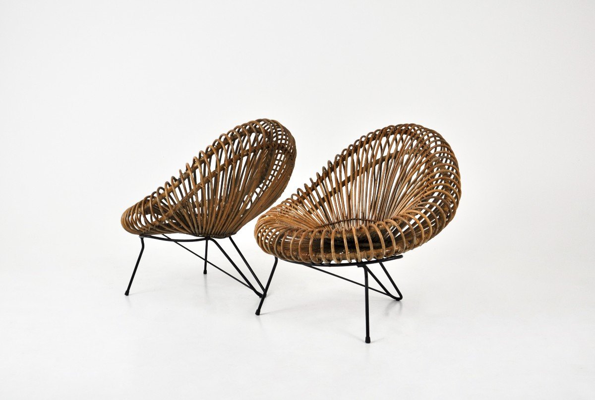 Fauteuils  Par Janine Abraham & Dirk Jan Rol Pour Rougier, 1950s