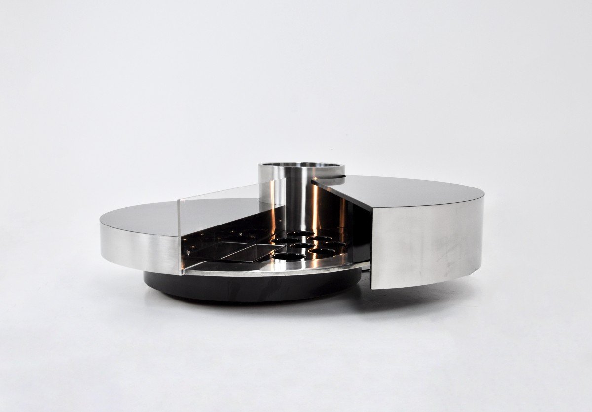 Table basse « Harry's Bar » par Massimo Papiri pour Mario Sabot, 1970s-photo-2