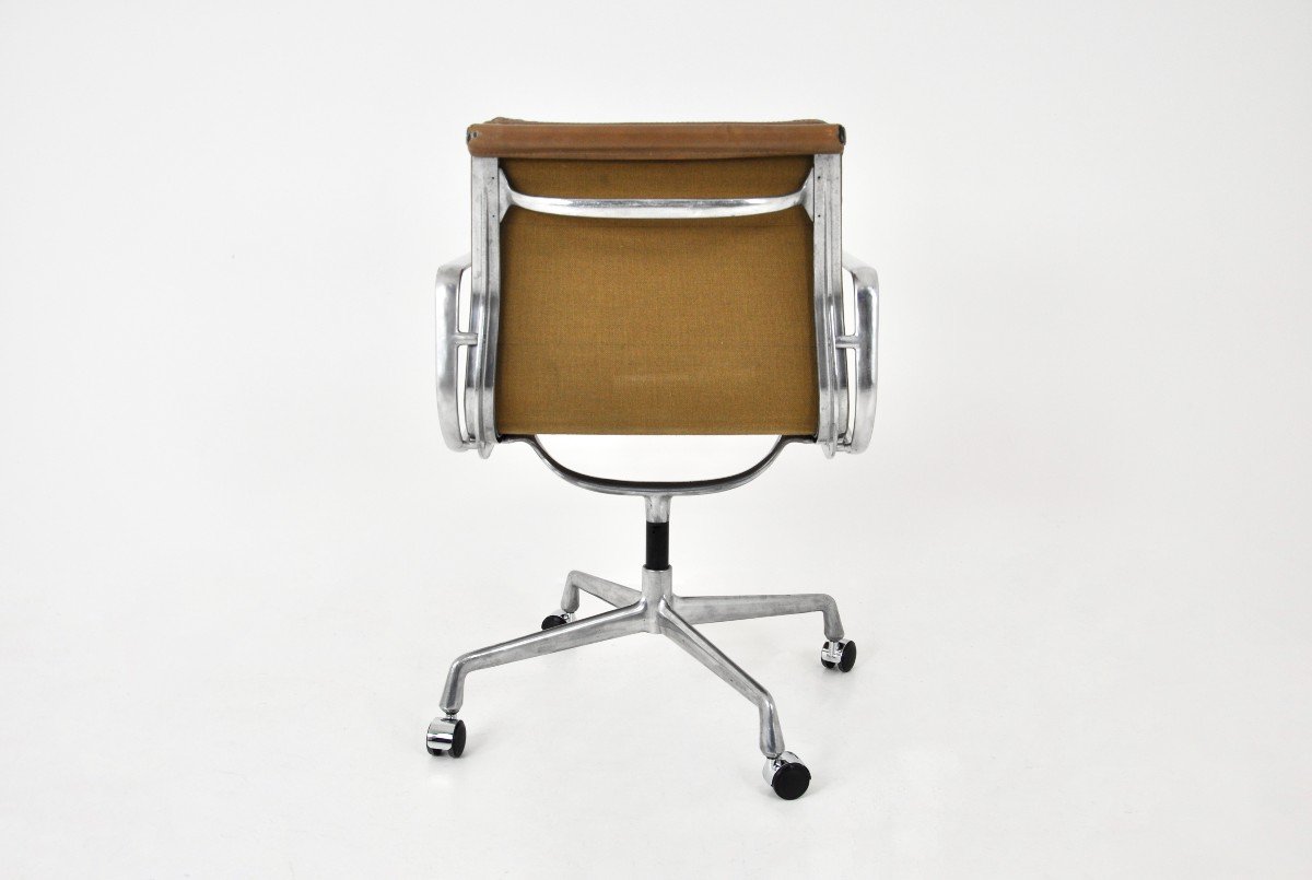 Leather Office Chair By Charles And Ray Eames For Herman Miller, 1970s-photo-3