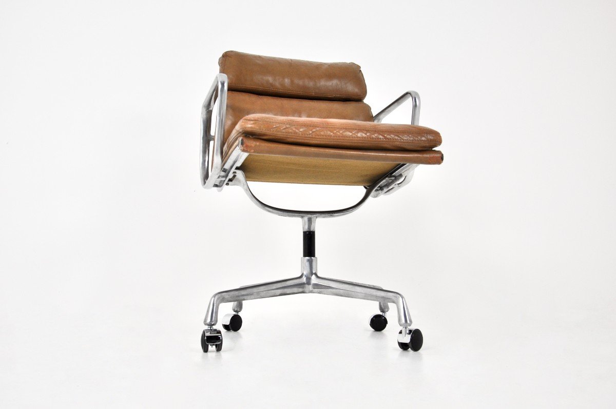 Leather Office Chair By Charles And Ray Eames For Herman Miller, 1970s-photo-4