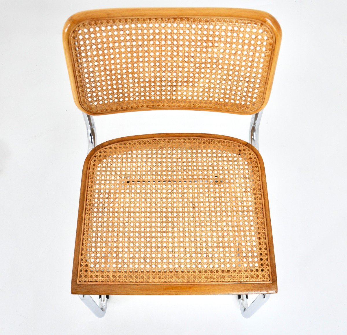 Set Of 4 B32 Style Chairs By Marcel Breuer-photo-4