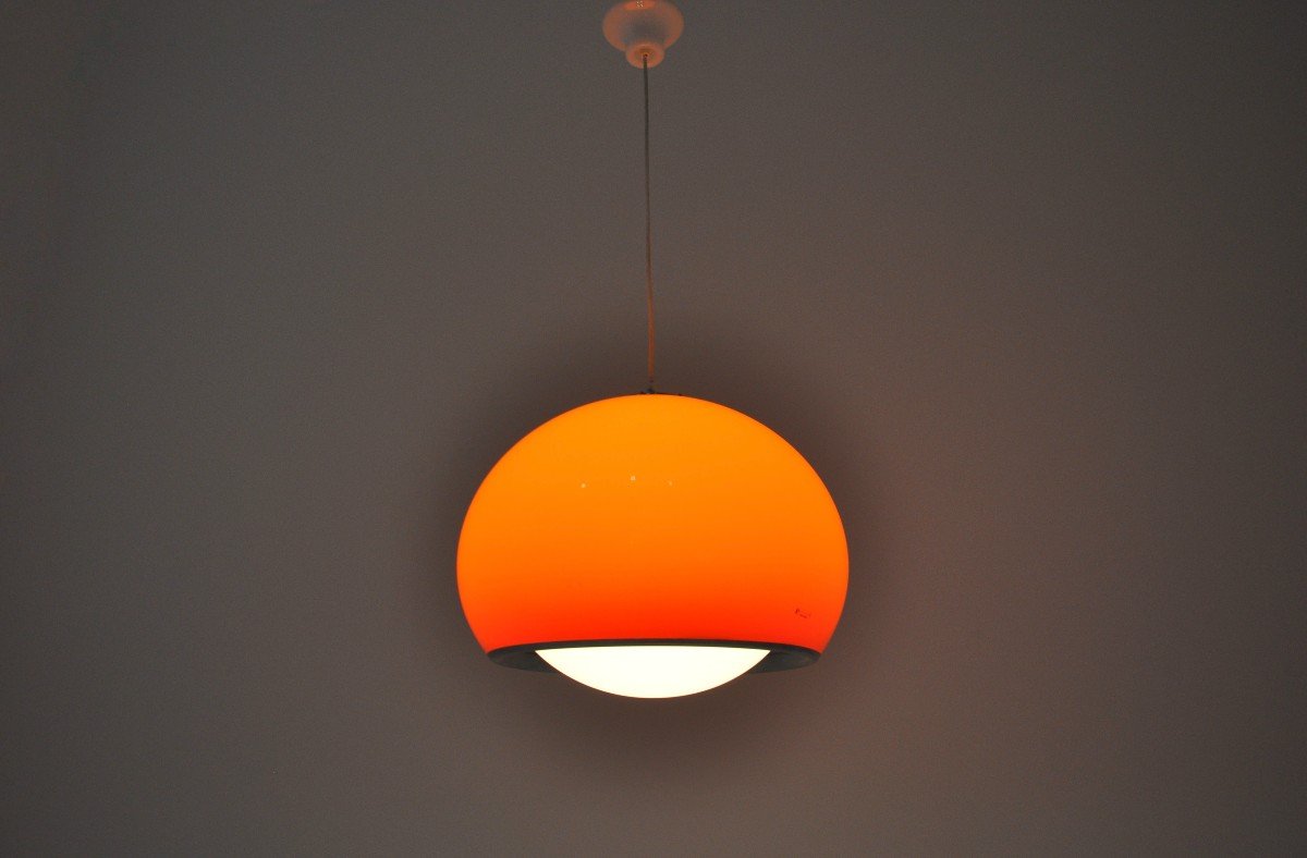 “bud Grande” Pendant Lamp By Harvey Guzzini, 1970s-photo-2