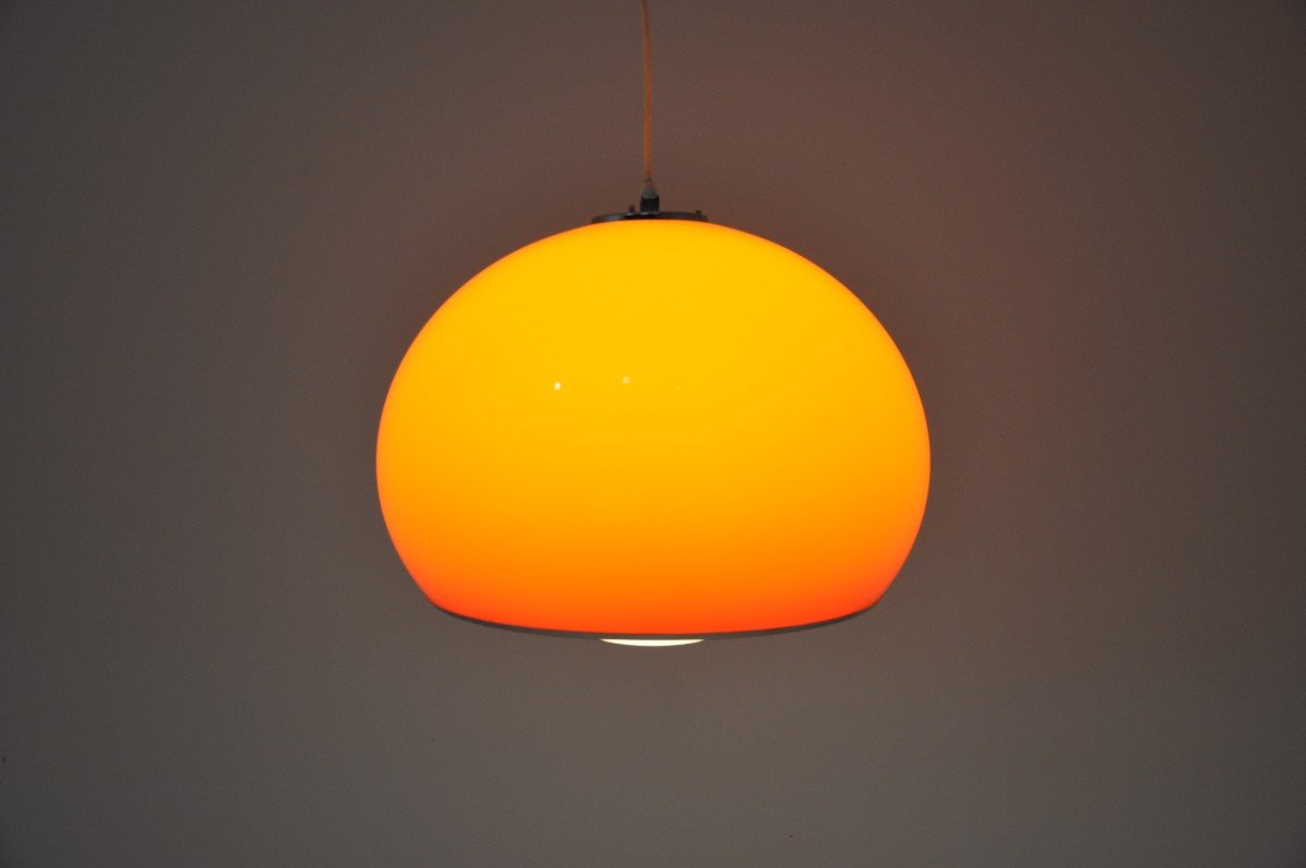 “bud Grande” Pendant Lamp By Harvey Guzzini, 1970s-photo-4