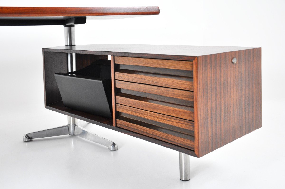 Bureau Boomerang Par Osvaldo Borsani Pour Tecno, 1960s-photo-2