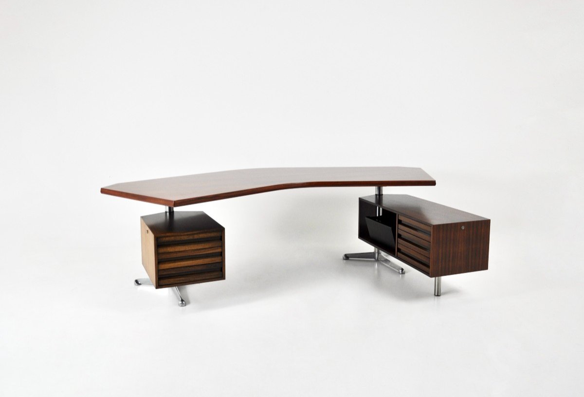 Bureau Boomerang Par Osvaldo Borsani Pour Tecno, 1960s