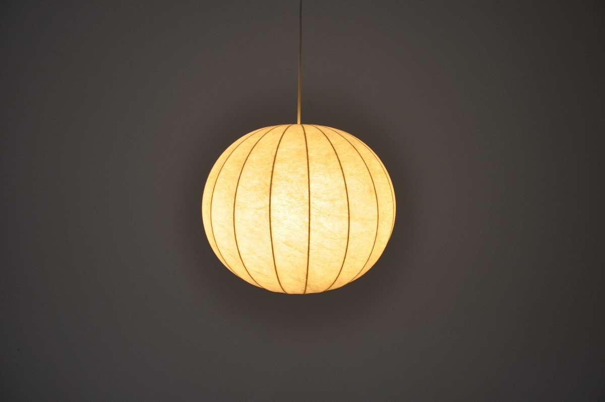 Cocoon Pendant Lamp By Achille & Pier Giacomo Castiglioni For Flos, 1960s-photo-2