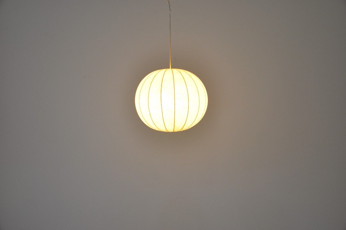 Cocoon Pendant Lamp By Achille & Pier Giacomo Castiglioni For Flos, 1960s-photo-2